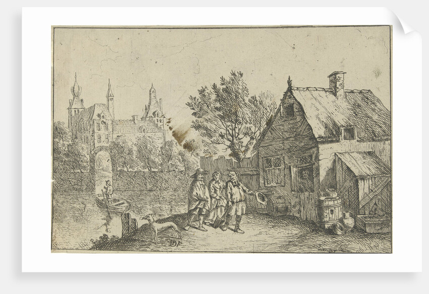 Farm house on the water by Jan Lauwryn Krafft I