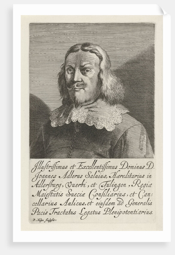 Portrait of Johan Adler Salvius by Pieter Nolpe