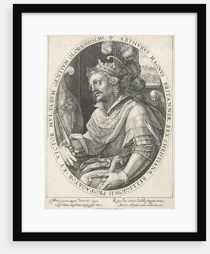 The hero King Arthur by Crispijn van de Passe I