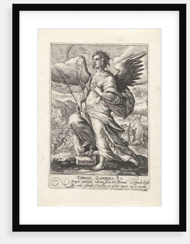 Archangel Zaphkiël by Crispijn van de Passe I
