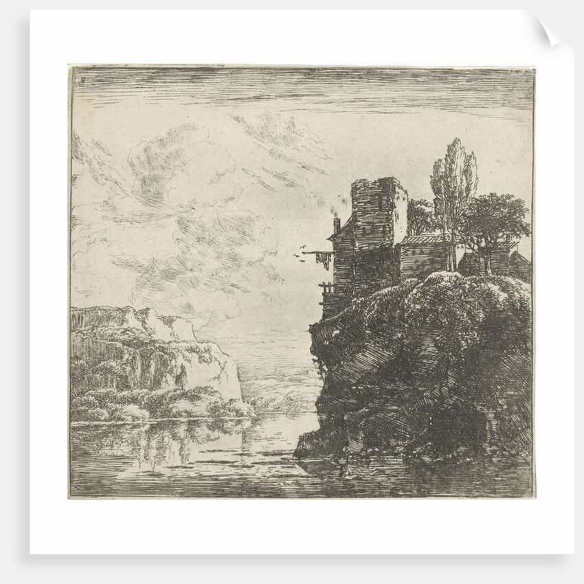 River between rocks by Herman Naiwincx