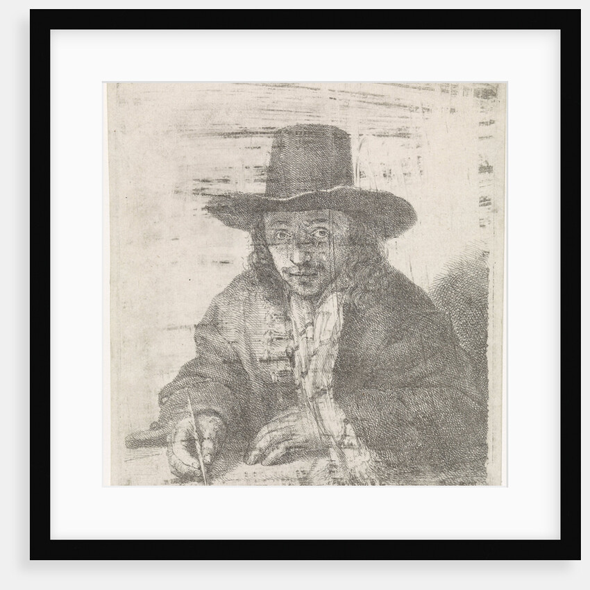 Self-portrait of Johannes Lutma by Johannes Lutma II