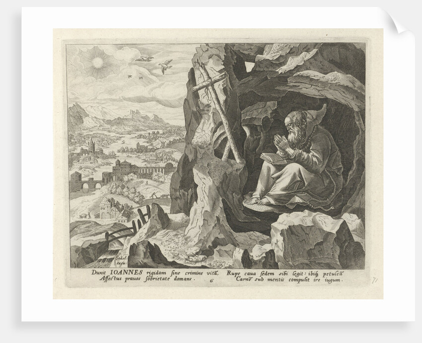 John Cassian as a hermit by Maerten de Vos