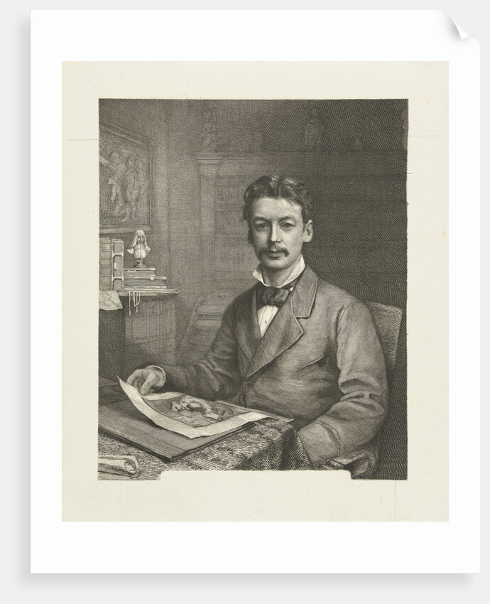 Portrait of Adrian Daniel de Vries Abzn. by Petrus Johannes Arendzen