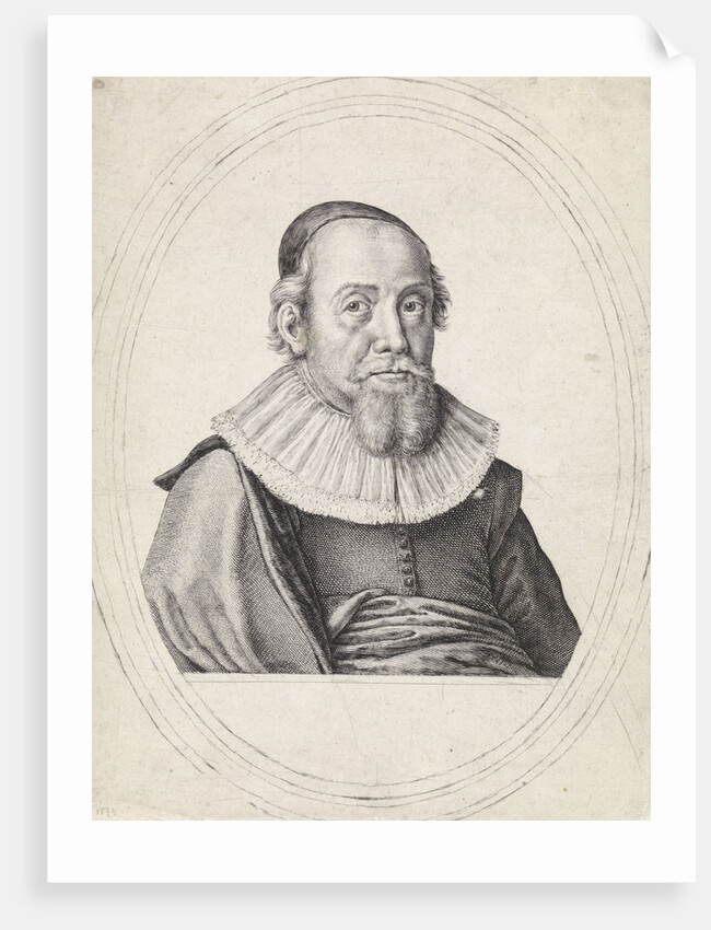 Portrait of Viglius of Lumey van der Marck by Crispijn van de Passe II