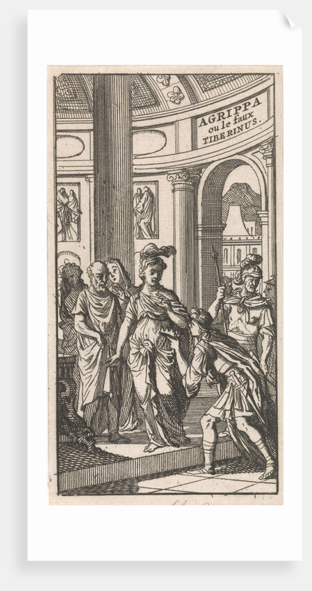 Title page for Agrippa ou le faux Tiberinus in, P. Quinault, Le Theatre, Part II, 1697 by Anonymous