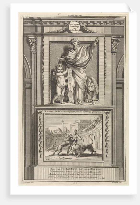 St. Ignatius of Antioch, apostolic Father by Zacharias Chatelain II