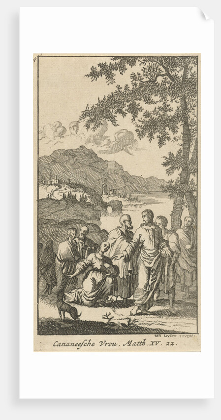 Christ and the Canaanite woman by Anonymous