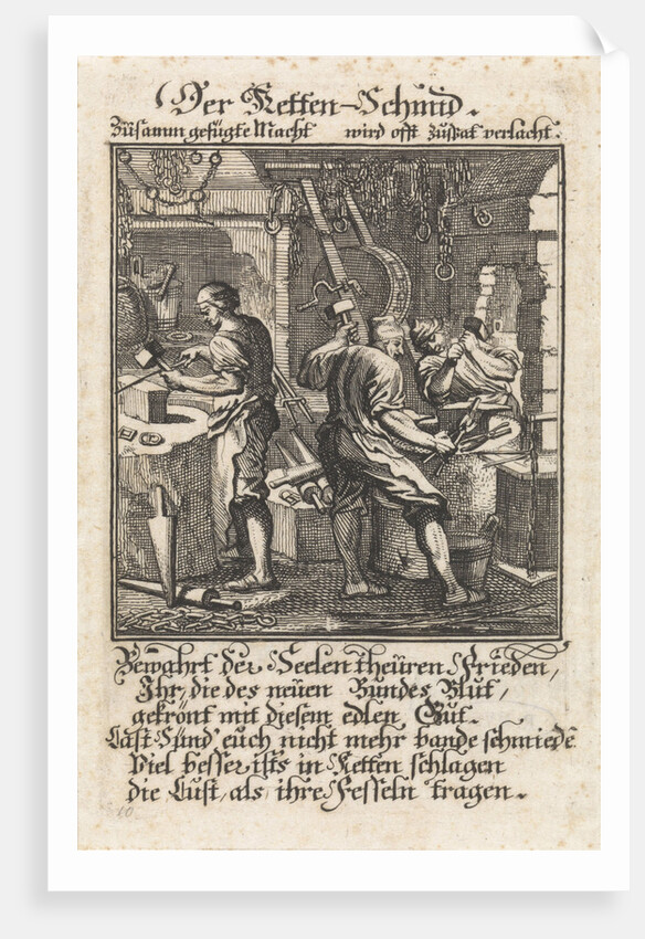 Chain Smid, Jan Luyken by Anonymous