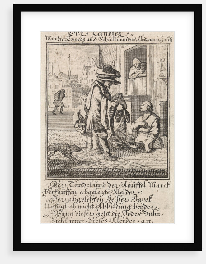 Clothes buyer, profession, Caspar Luyken by Anonymous