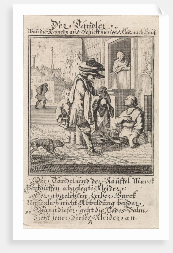 Clothes buyer, profession, Caspar Luyken by Anonymous