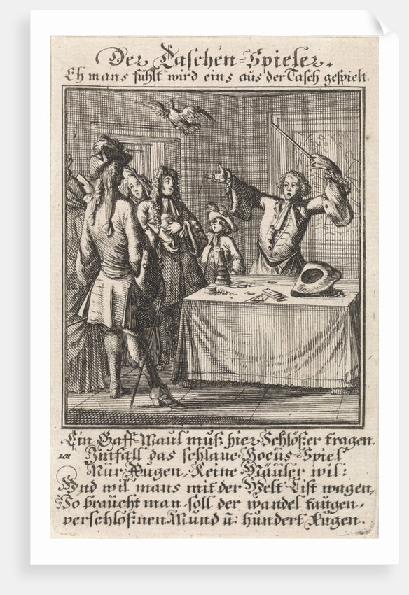 Magician, Caspar Luyken by Anonymous