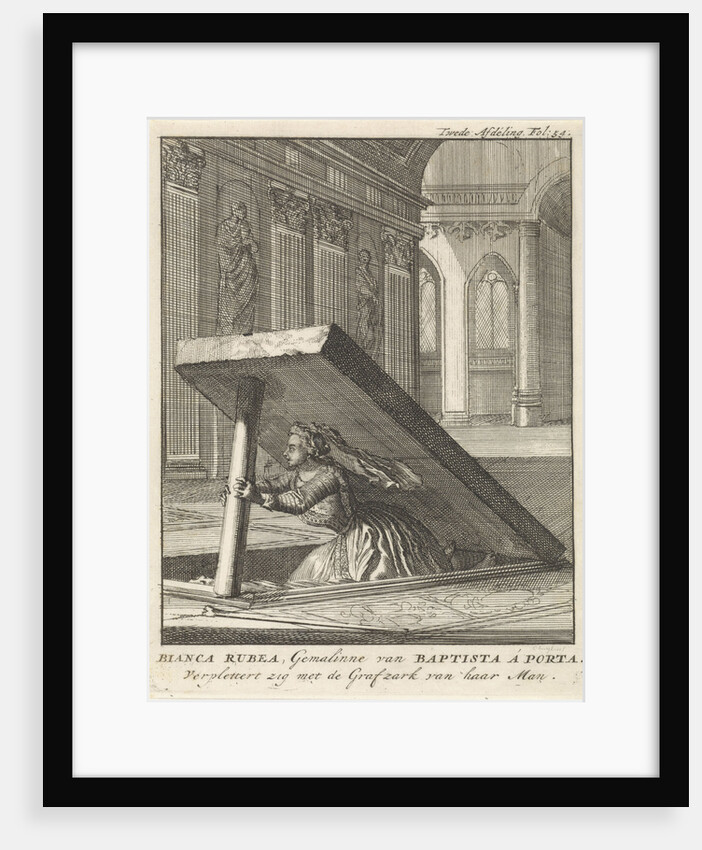 Suicide Bianca di Rossi, 1253 by Jan Claesz ten Hoorn