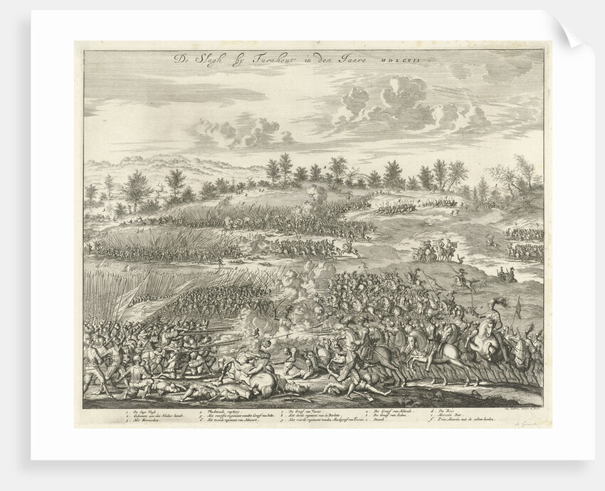 Battle of Turnhout Belgium by Jan Luyken