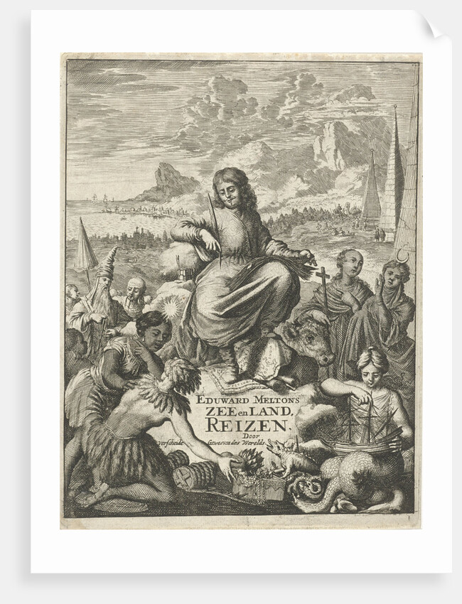 Edward Melton surrounded by personifications by Jan Claesz ten Hoorn