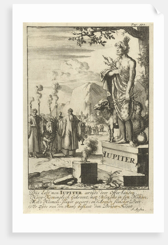 Statue of Jupiter by Jan Luyken