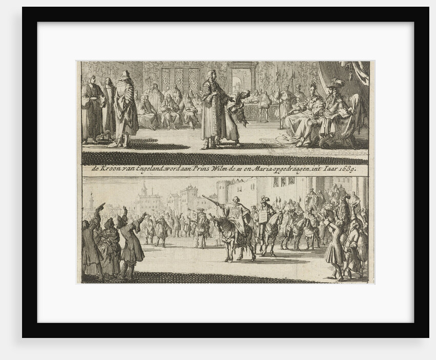 William and Mary proclaimed King of England by Jurriaen van Poolsum