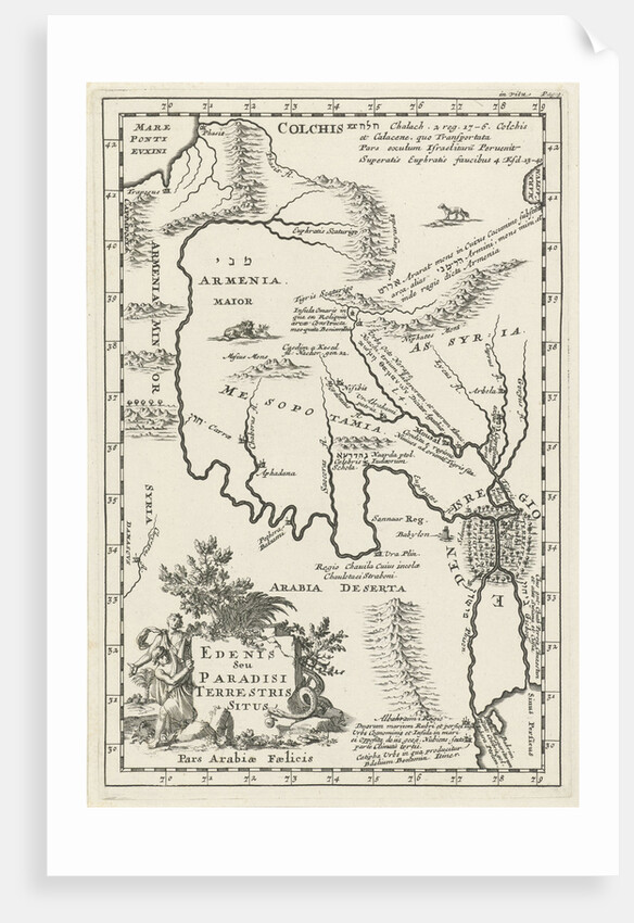 Map of Ceylon by Jordaan Luchtmans