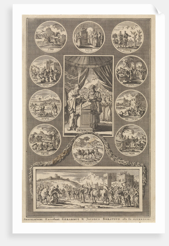 Moses and Aaron and the Tables of the Law by Jacobus Borstius