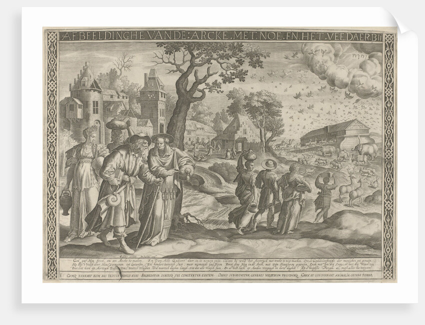 Embarkation of Noah's Ark by Jan van Londerseel