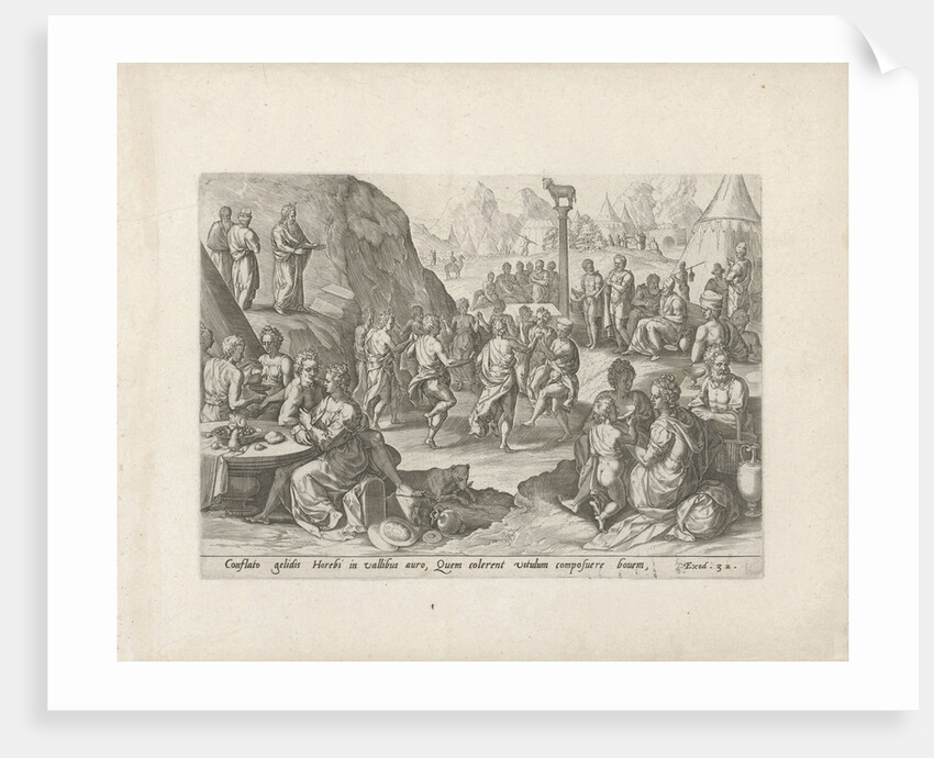Dance around the golden calf by Gerard de Jode