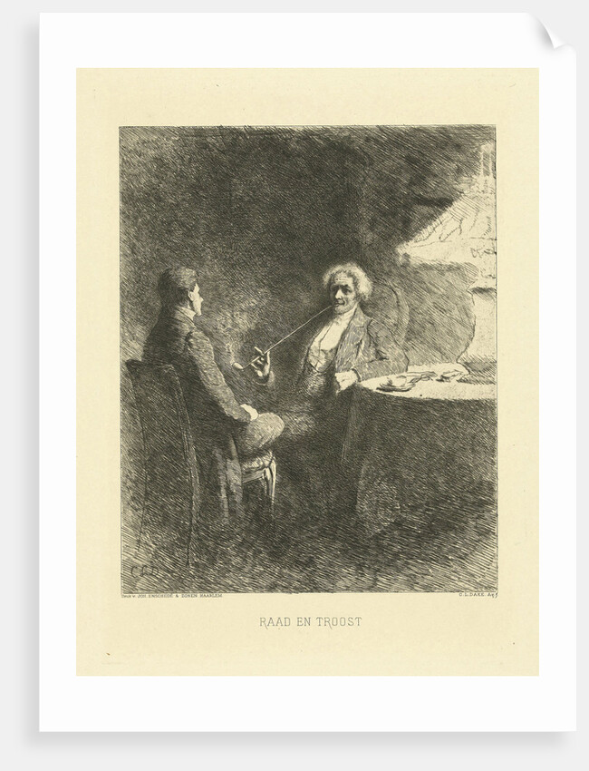 Two men by Carel Lodewijk Dake