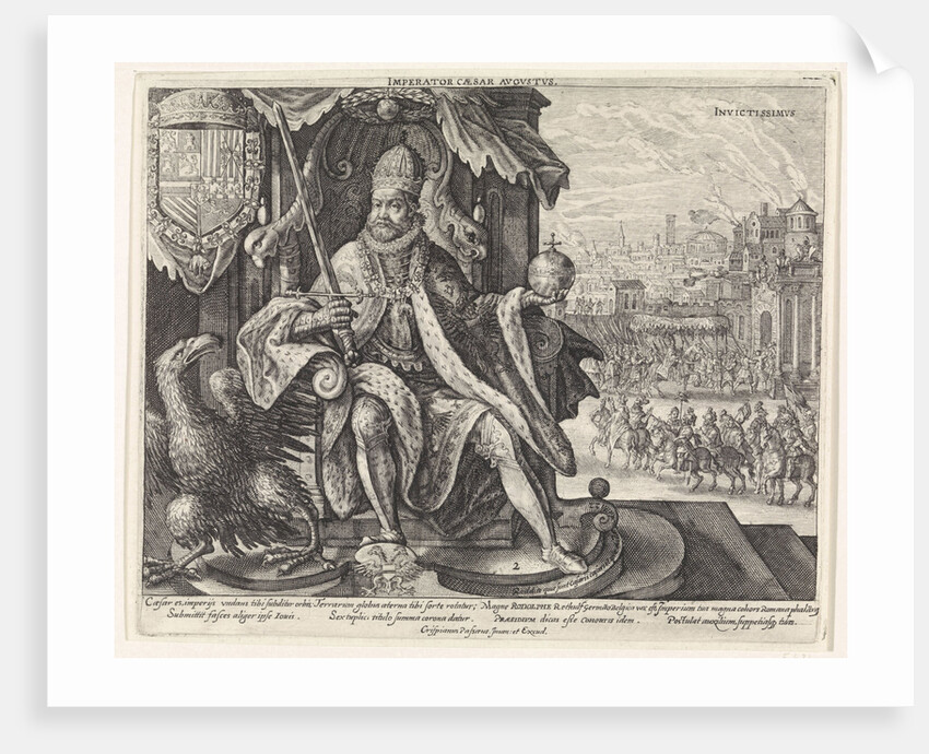 Rudolf II of Habsburg by Crispijn van de Passe I