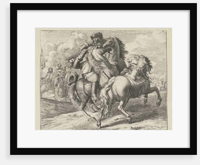 Military horseback shot by Adam Frans van der Meulen