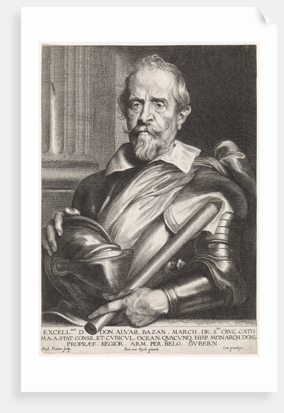 Portrait of Commander Don Álvaro de Bazán by Paulus Pontius