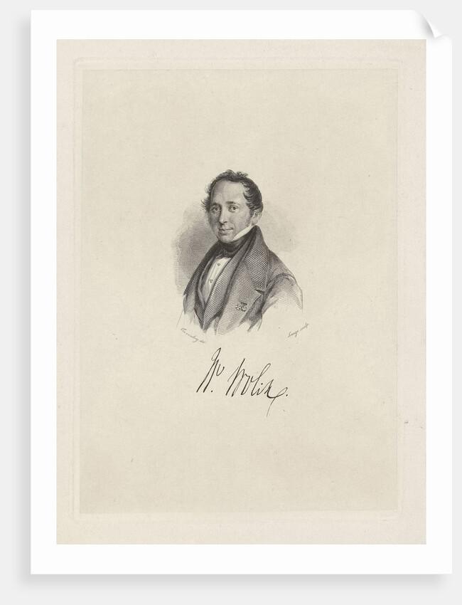 Portrait of Willem Vrolik by Johannes Philippus Lange