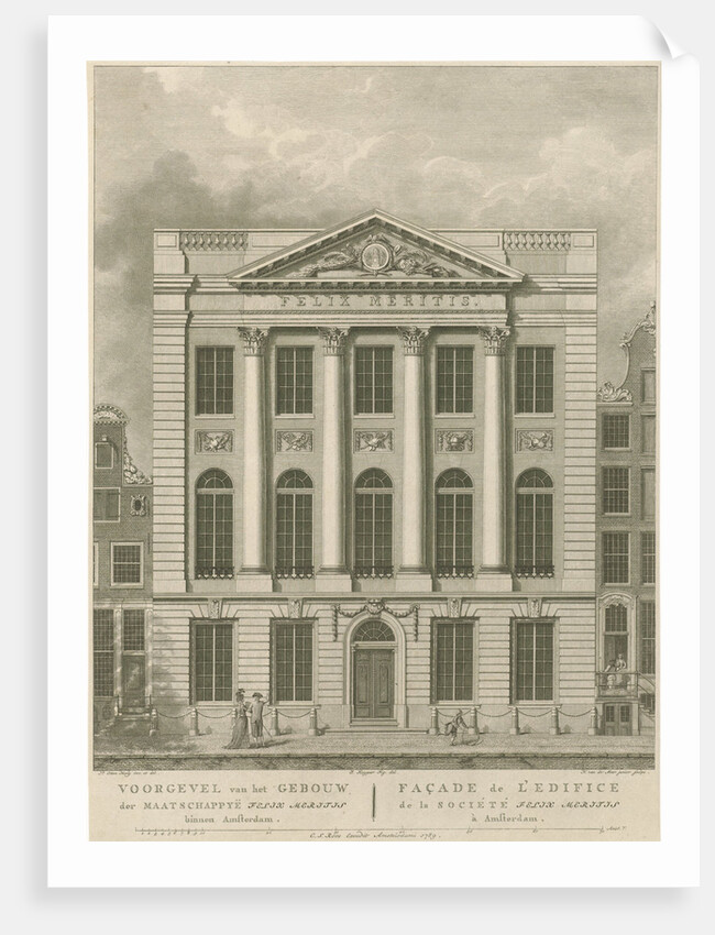 Building Felix Meritis Amsterdam by Anonymous