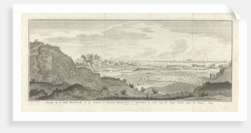 View of Haarlem and Overveen The Netherlands by Staten van Holland en West-Friesland