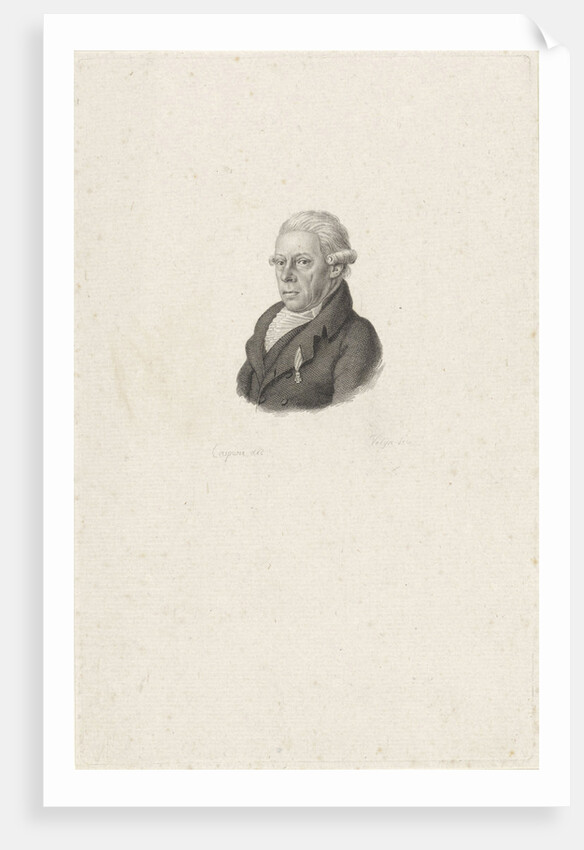 Portrait of Rijnvis Feith by Philippus Velijn