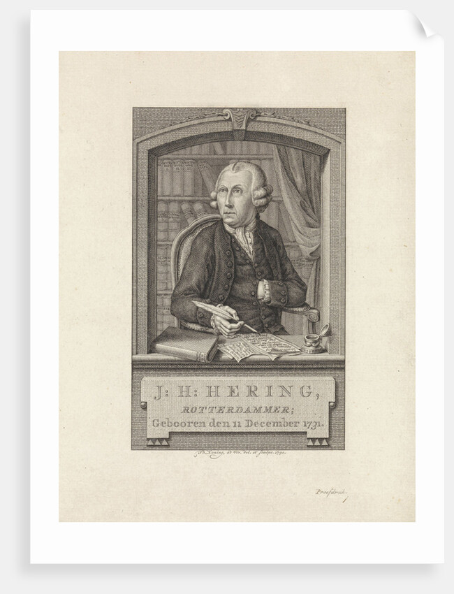 Portrait of Johan Hendrik Hering by Theodoor Koning