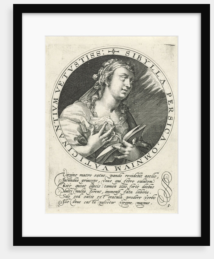 Persian Sibyl by Crispijn van de Passe I
