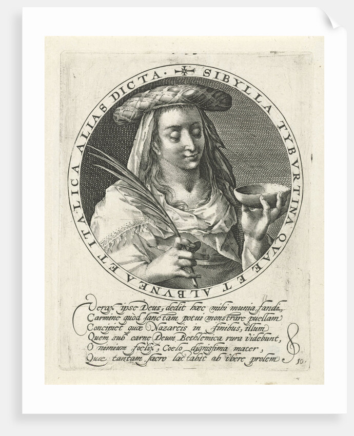 Tiburtine Sibille by Crispijn van de Passe I