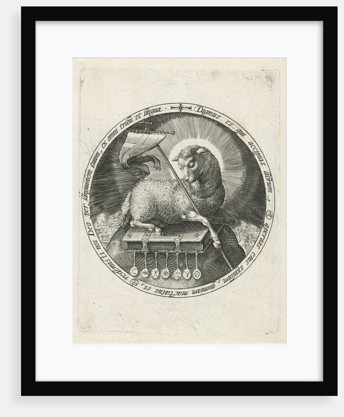 The Lamb on the book with the seven seals by Crispijn van de Passe I