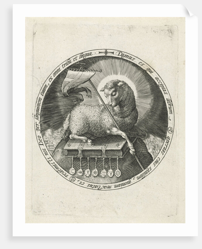 The Lamb on the book with the seven seals by Crispijn van de Passe I