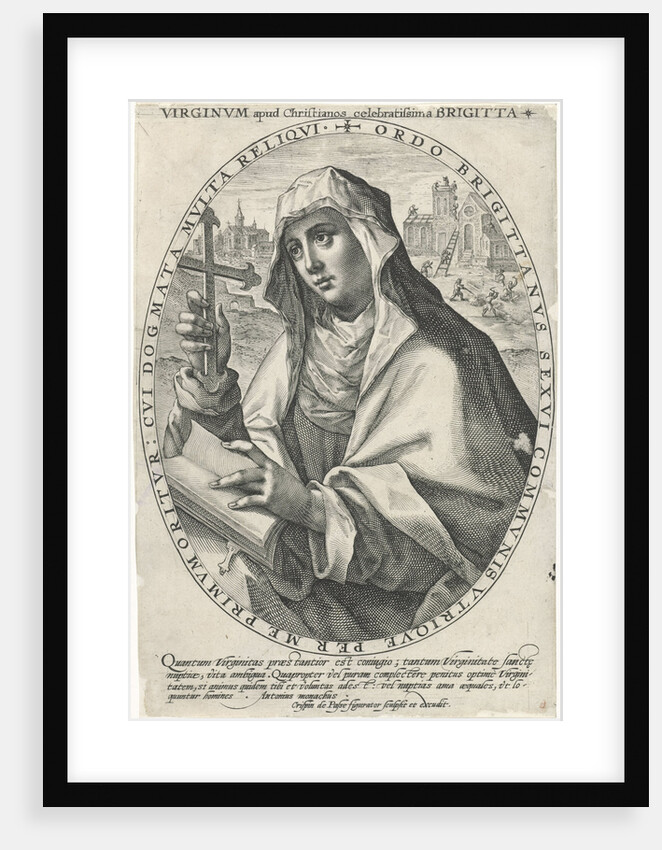 Saint Bridget of Sweden by Crispijn van de Passe I