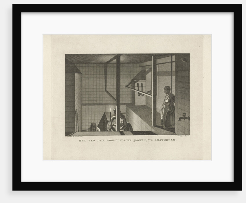 Ritual bath of Ashkenazi Jews by Caspar Jacobsz. Philips