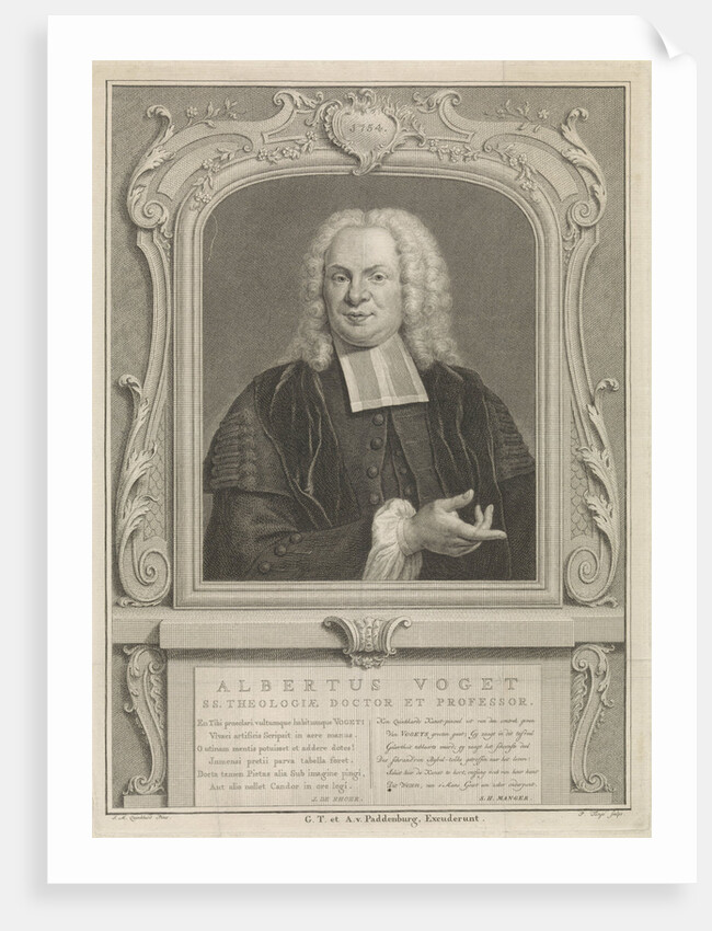 Portrait of Albertus Voget by S.H. Manger
