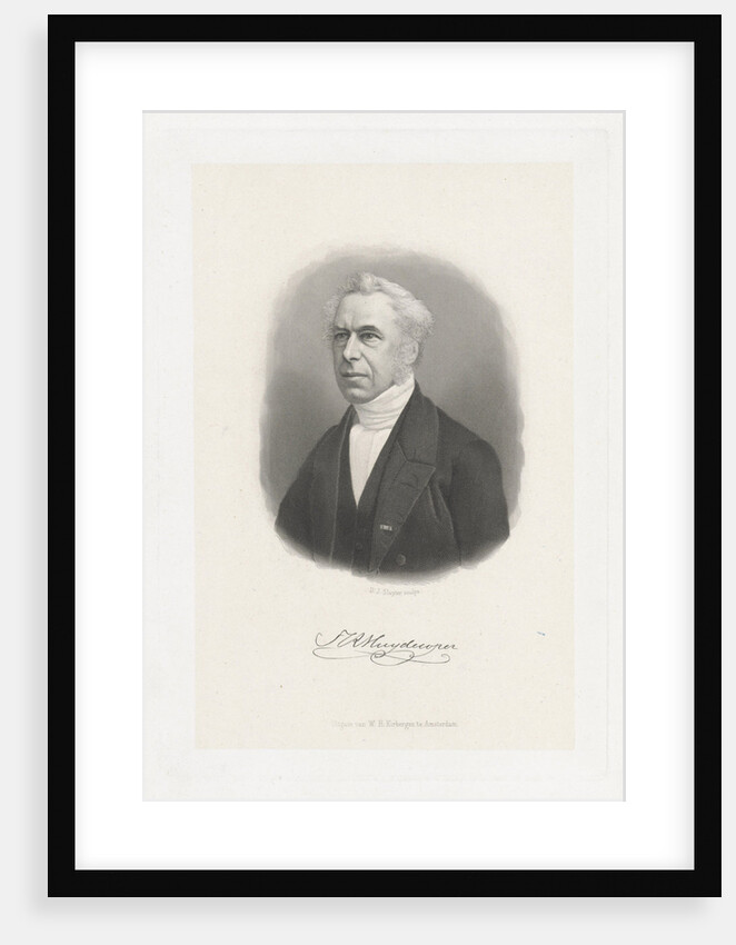Portrait of Ewaldus Kist by J. van Ledden Hulsebosch