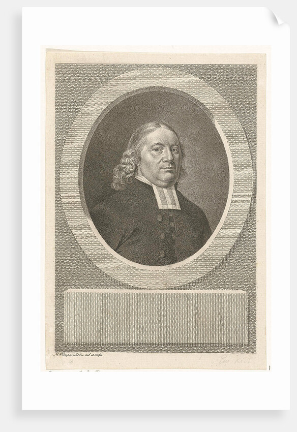 Portrait of Ewaldus Kist by J. van Ledden Hulsebosch