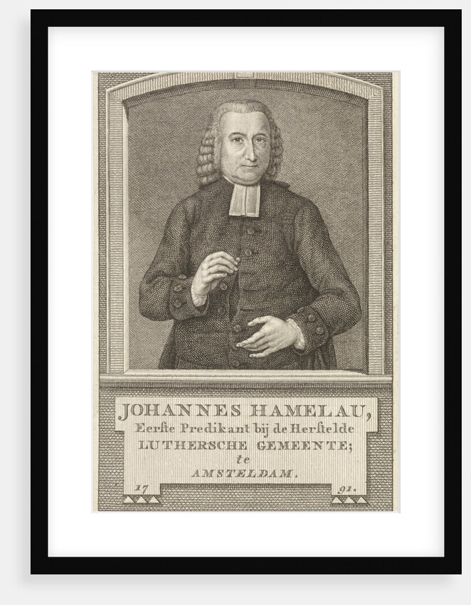 Portrait of Johannes Hamelau by Theodoor Koning