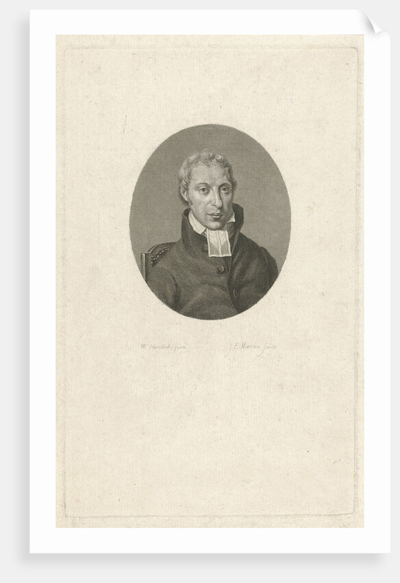 Portrait of John Cristianus Vorstman by Jacob Ernst Marcus