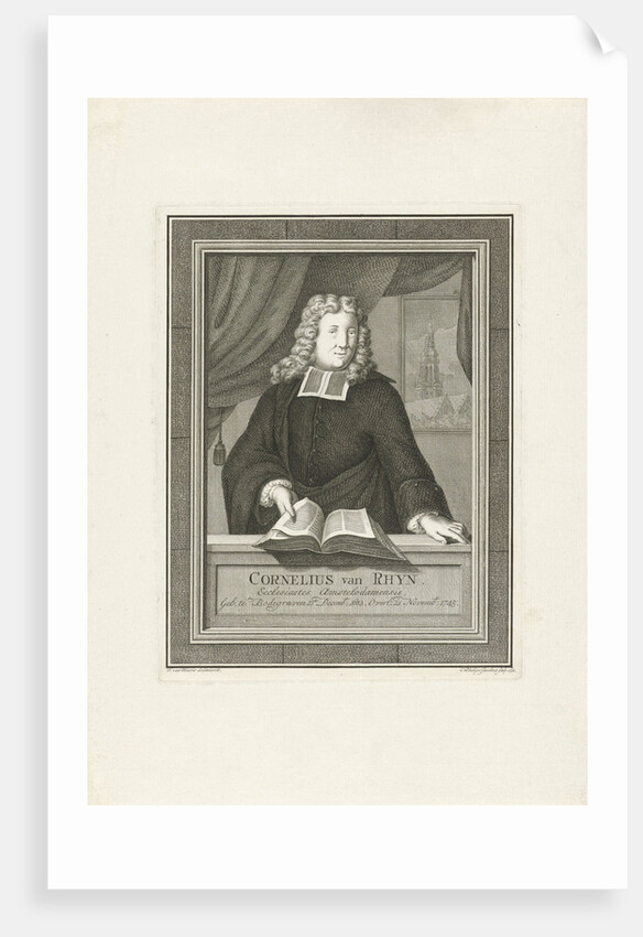 Portrait of Cornelius van Rhijn by Caspar Jacobsz. Philips