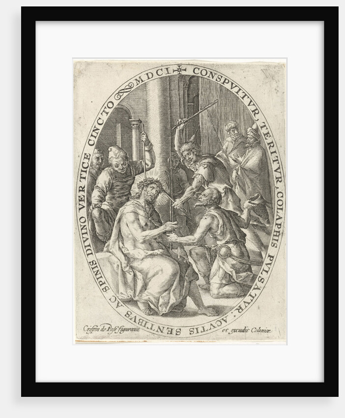 Crowning with Thorns Christ by Crispijn van de Passe I