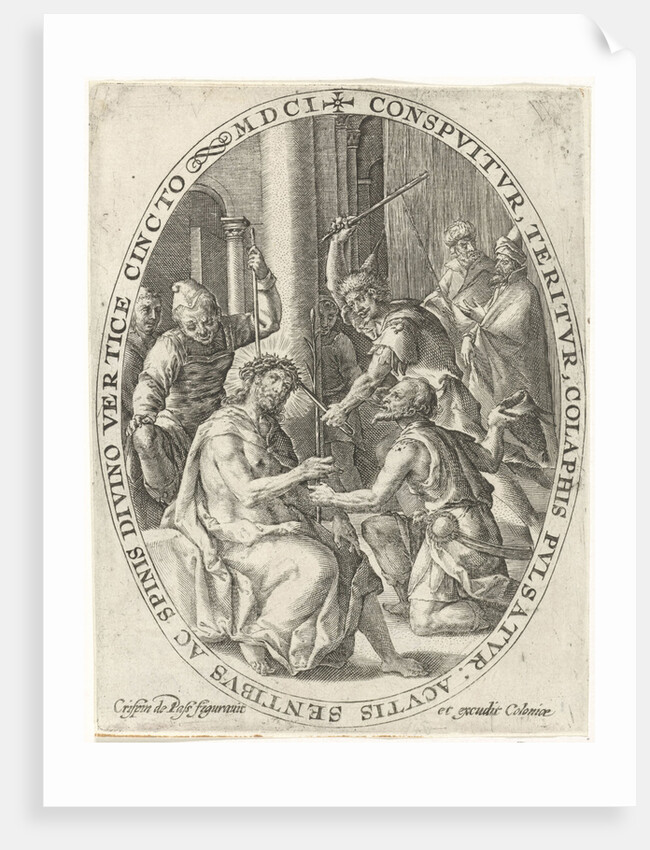 Crowning with Thorns Christ by Crispijn van de Passe I