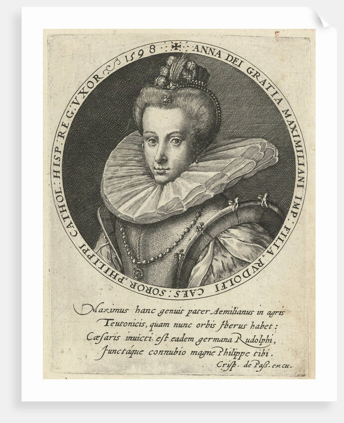 Queen of Spain by Crispijn van de Passe I