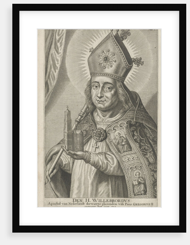 Portrait of Willibrord by Adriaen Lommelin